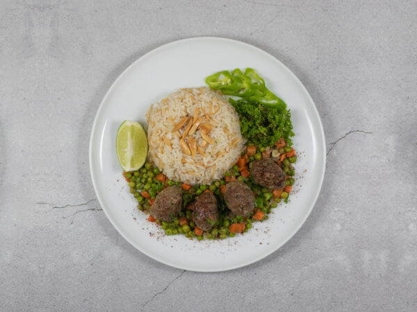 Kofta with Peas